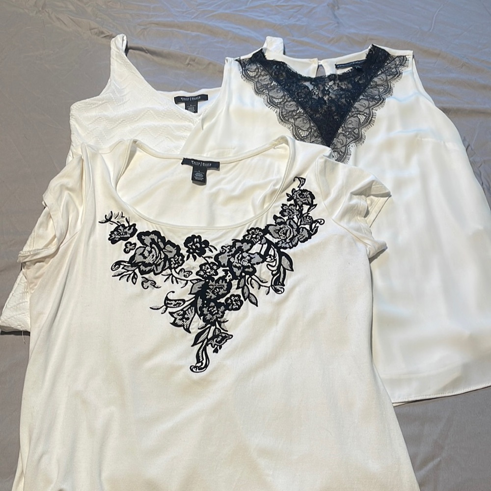 Set of 3 White House Black Market tops